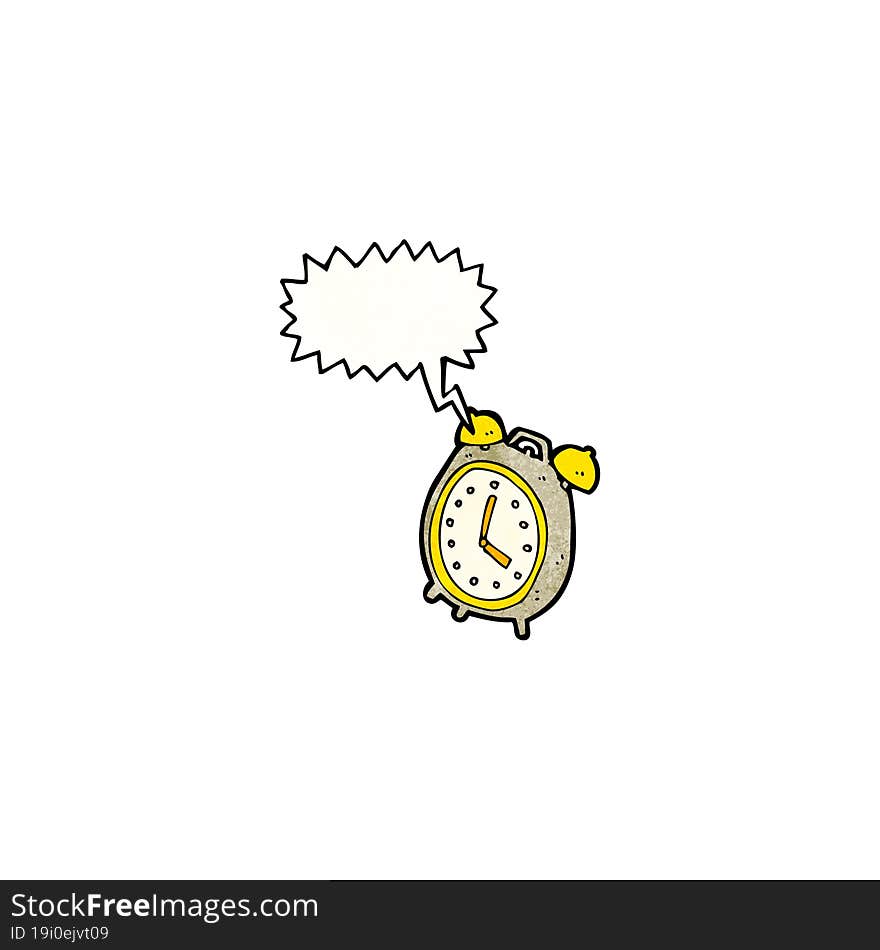 Ringing Alarm Clock Cartoon