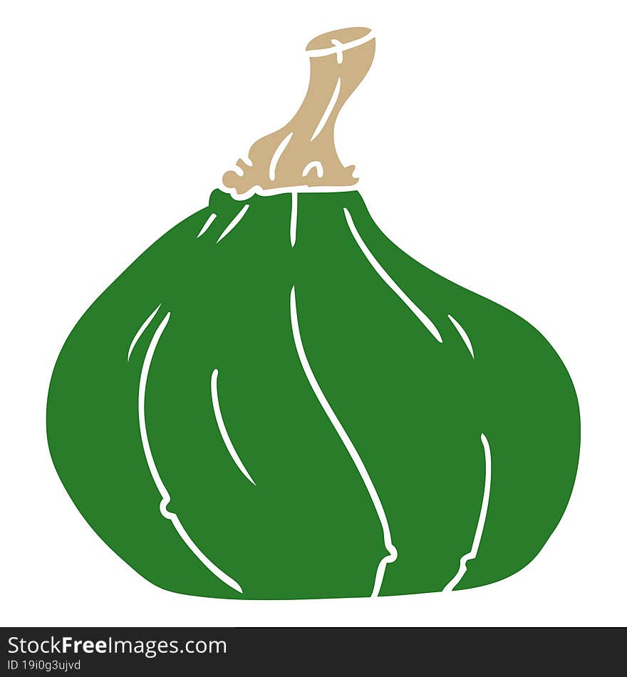 hand drawn cartoon doodle of a squash