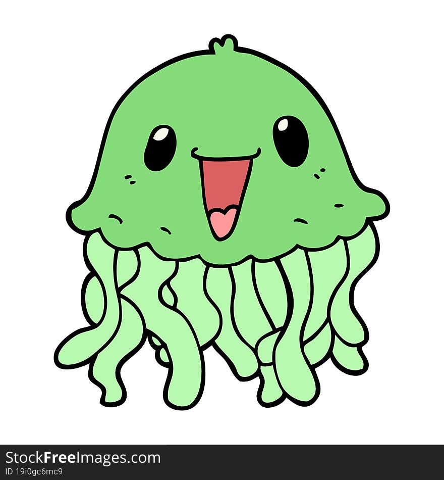 cartoon jellyfish