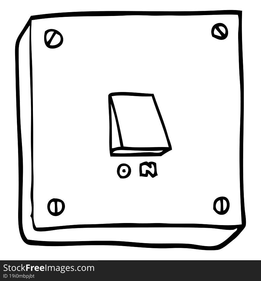 cartoon light switch