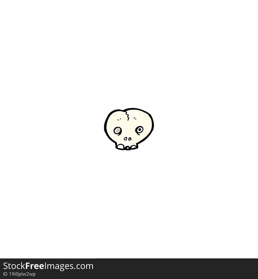 cartoon skull