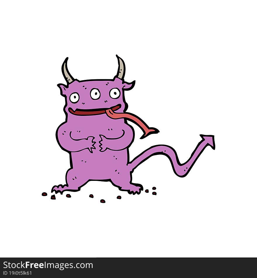 Cartoon Little Demon