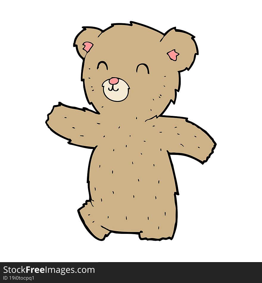 cute cartoon teddy bear