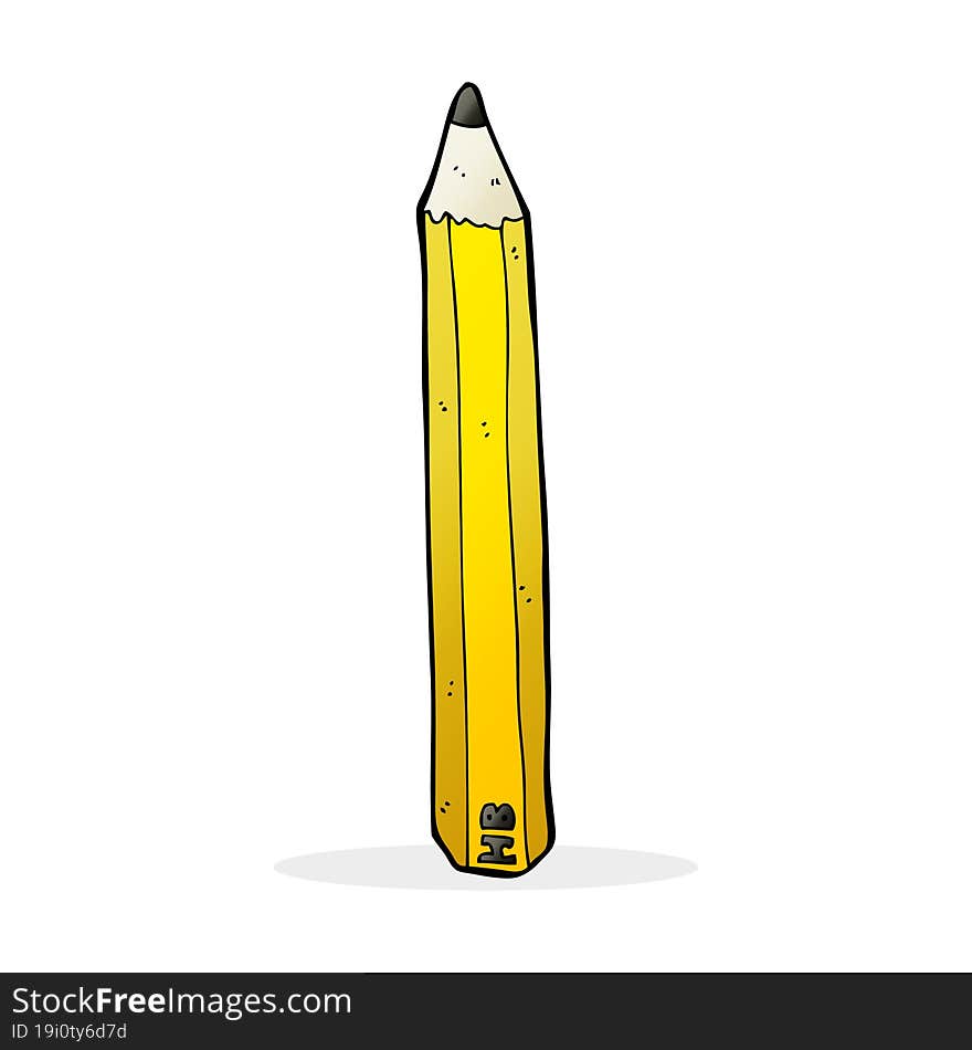 cartoon pencil