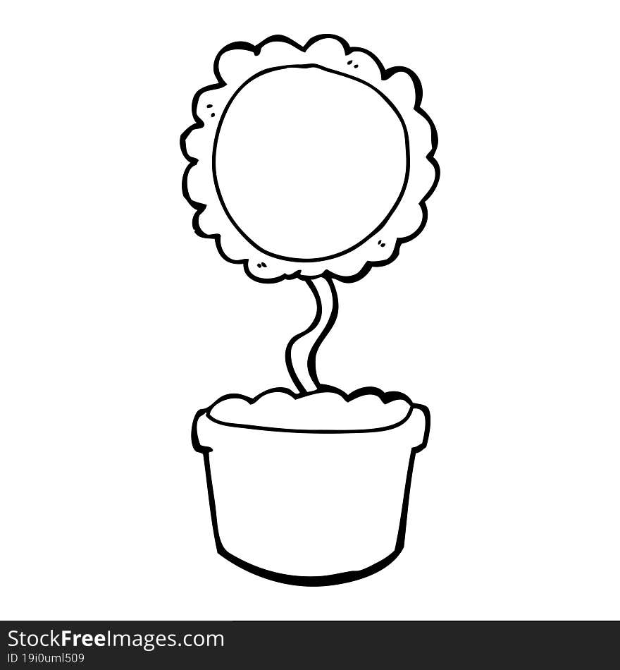 cute cartoon flower