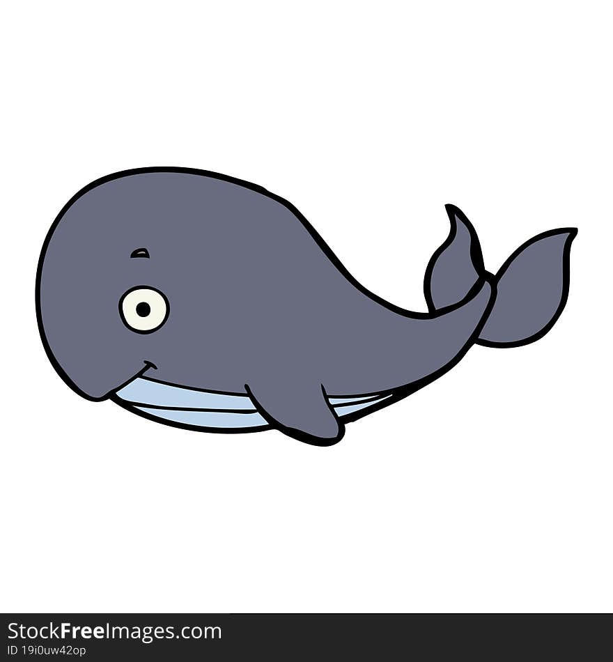 cartoon whale