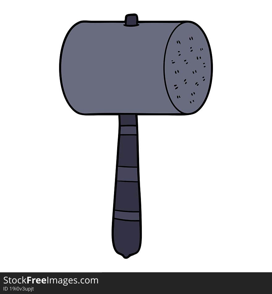 cartoon hammer. cartoon hammer