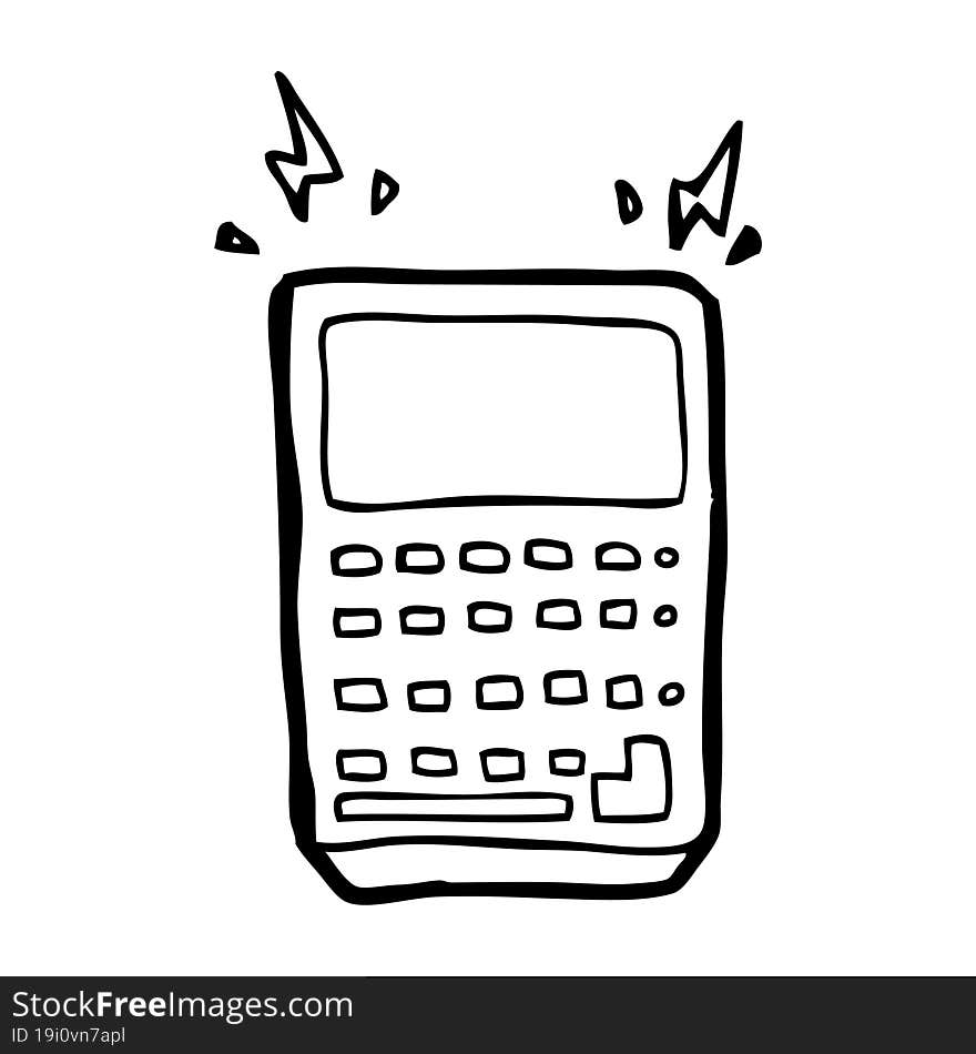 cartoon calculator