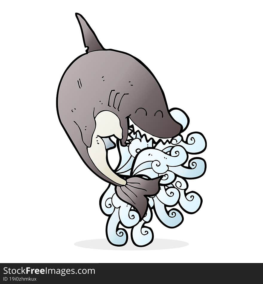 cartoon shark