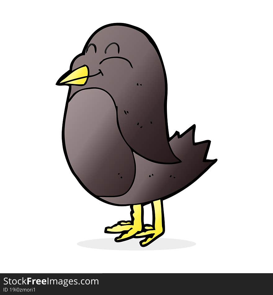 cartoon bird