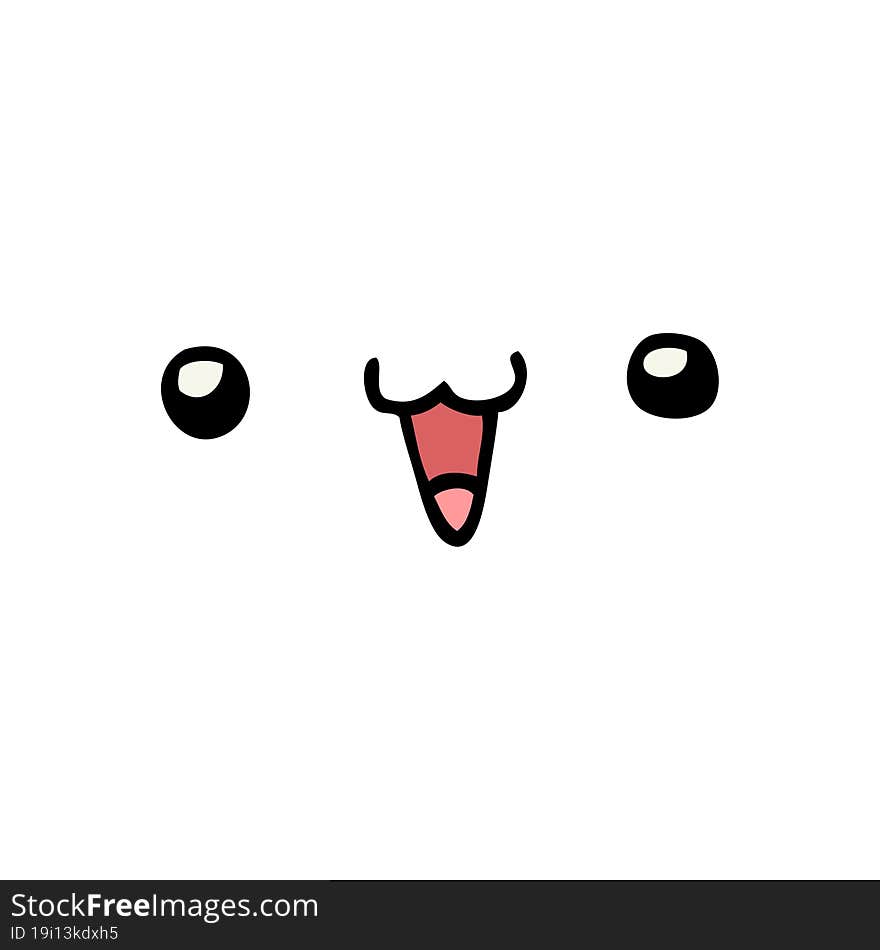 Cute Happy Face Cartoon