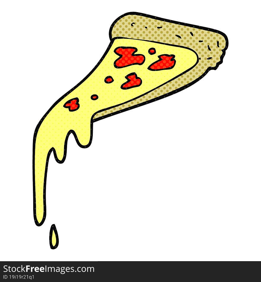 cartoon pizza slice