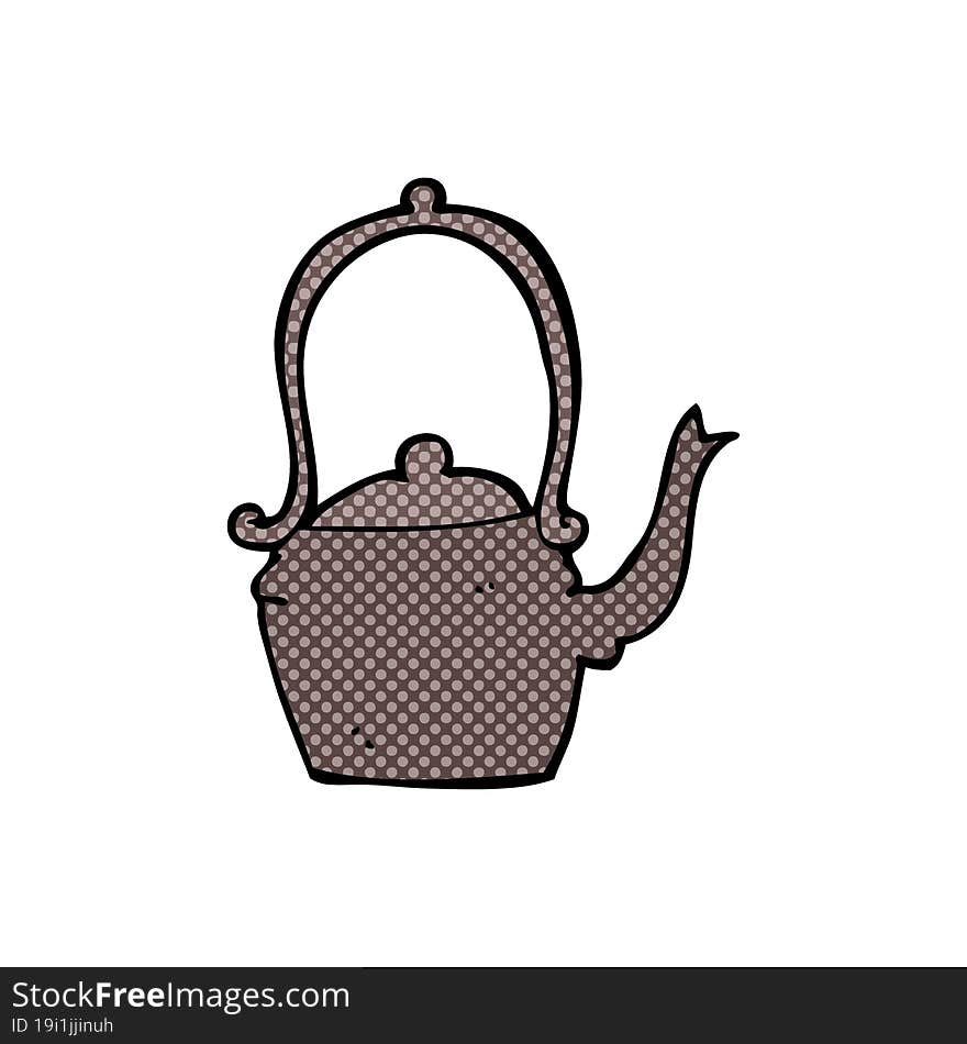 cartoon kettle