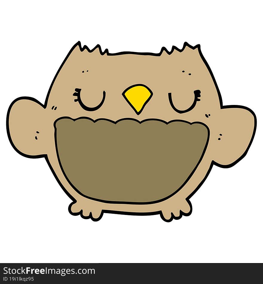 cartoon owl