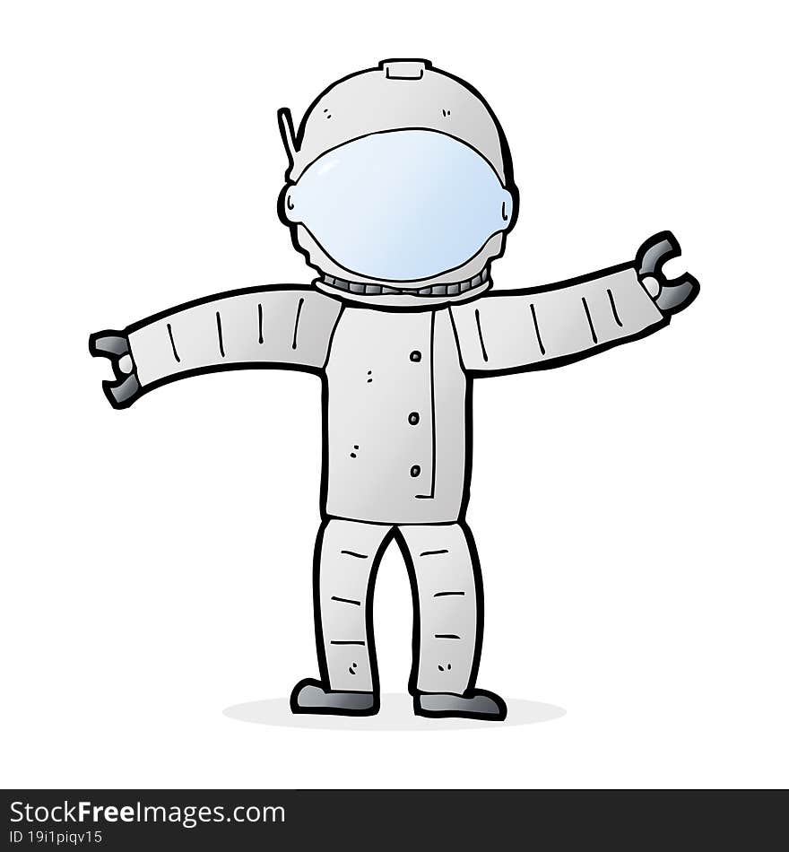 Cartoon Astronaut