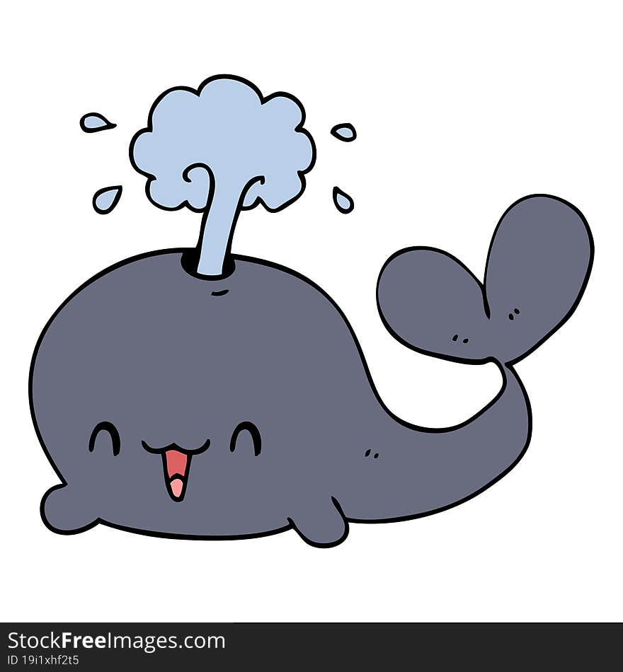 cartoon whale