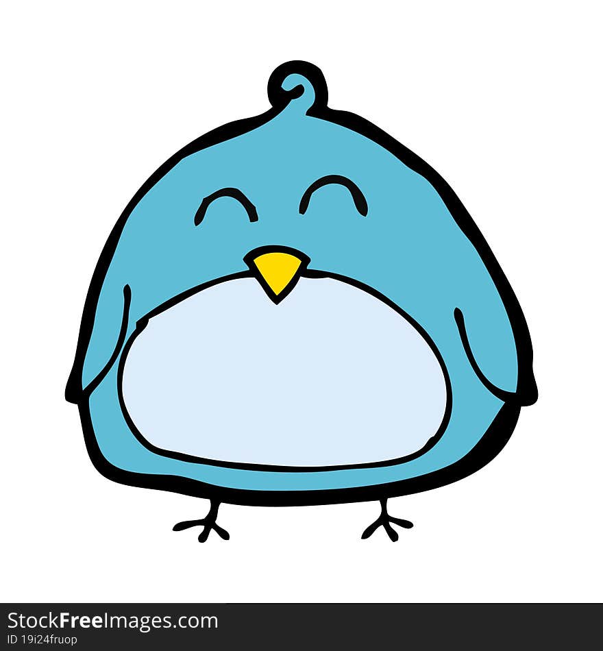 funny cartoon bird