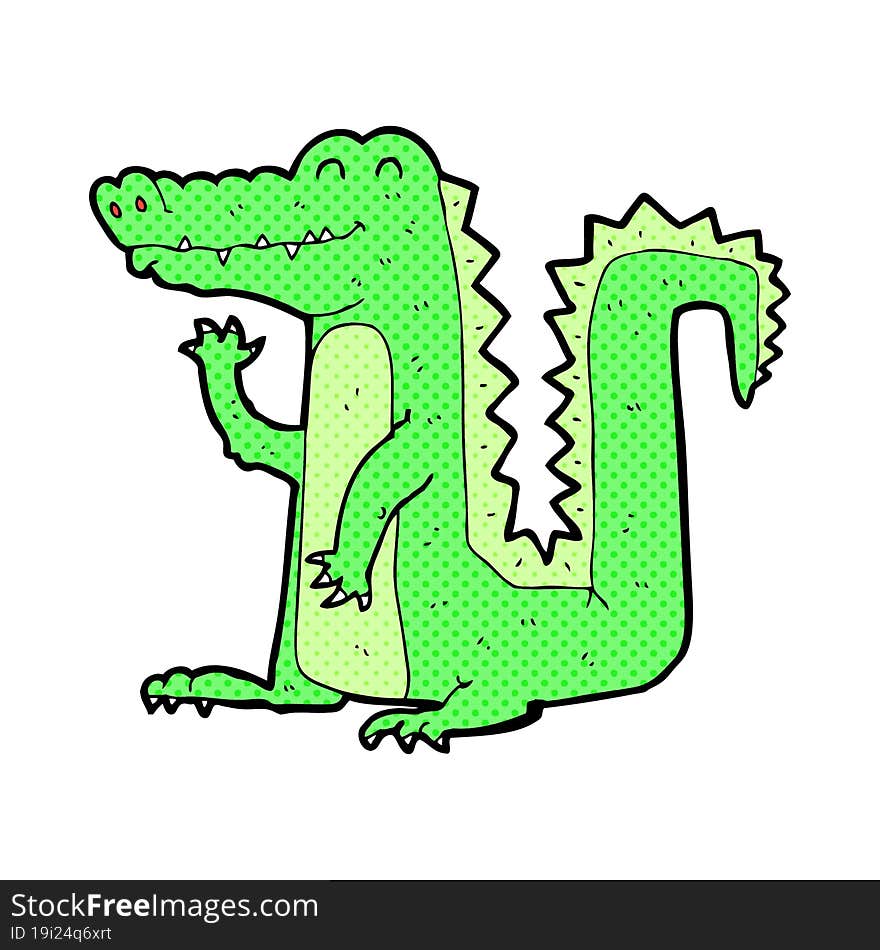 Cartoon Crocodile