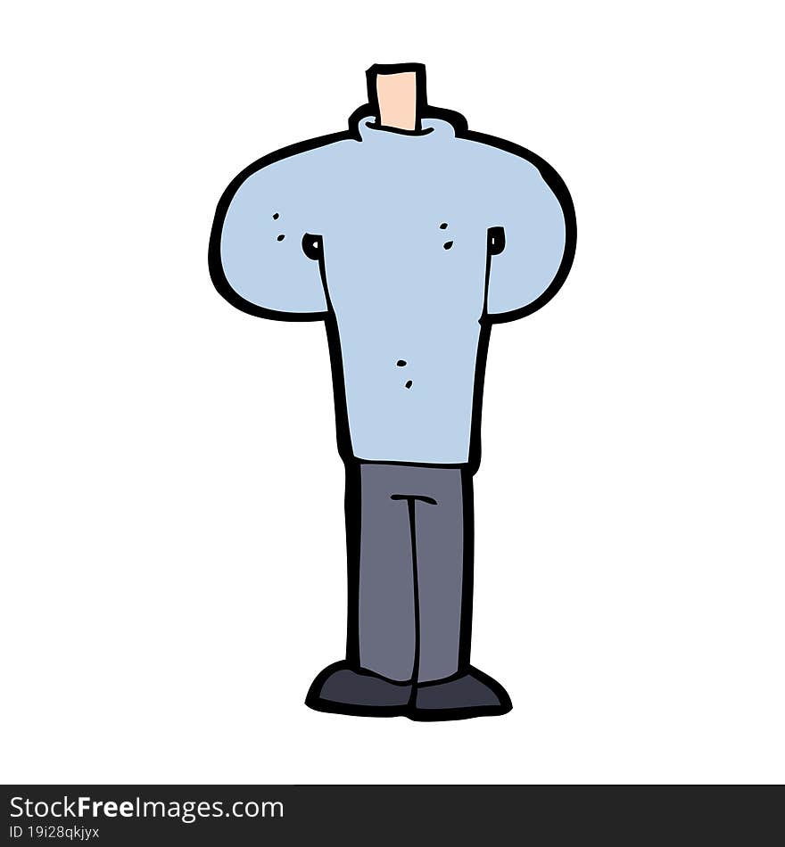 cartoon body standing still  (mix and match cartoons or add own photos