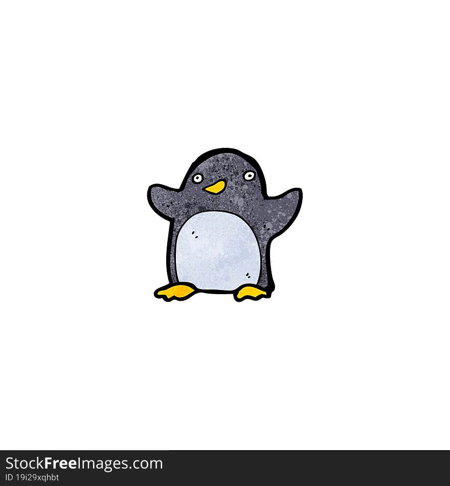 cute cartoon penguin