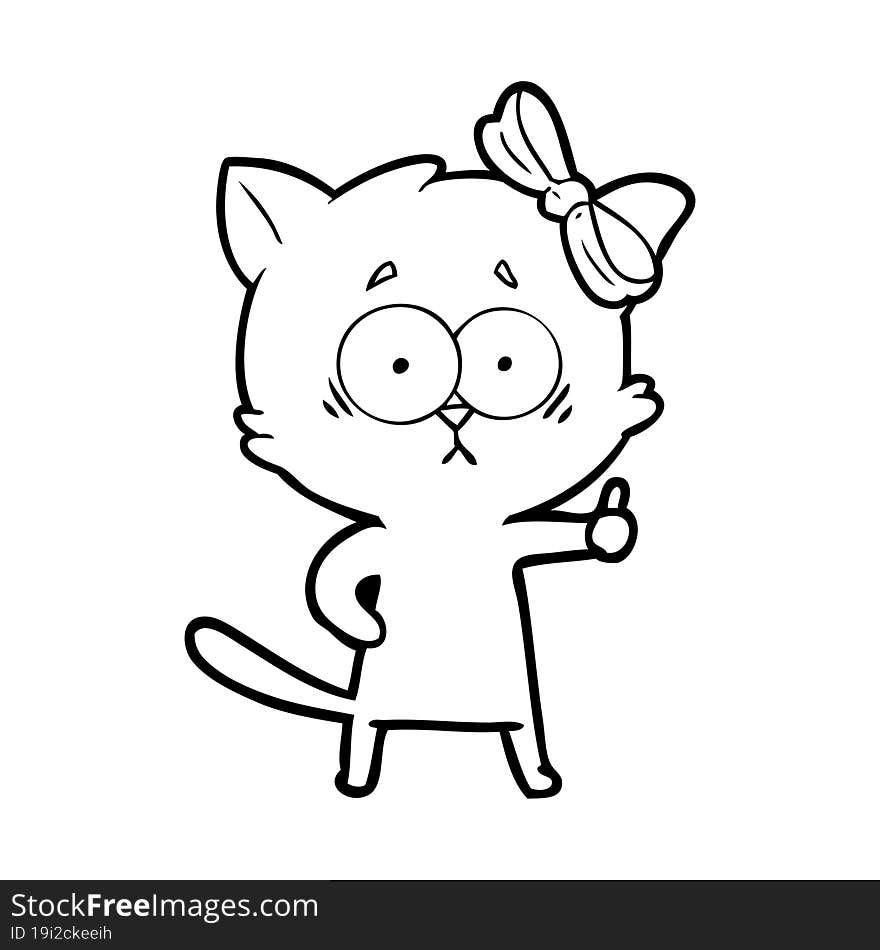 cartoon cat. cartoon cat