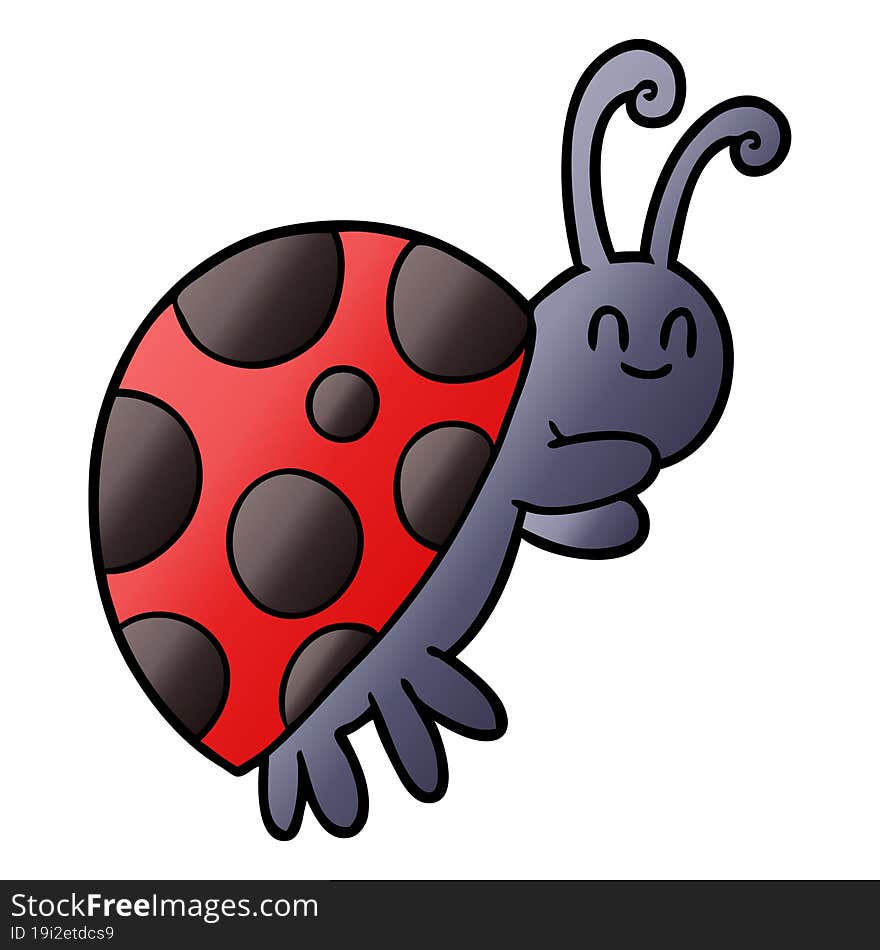 cute cartoon ladybug. cute cartoon ladybug