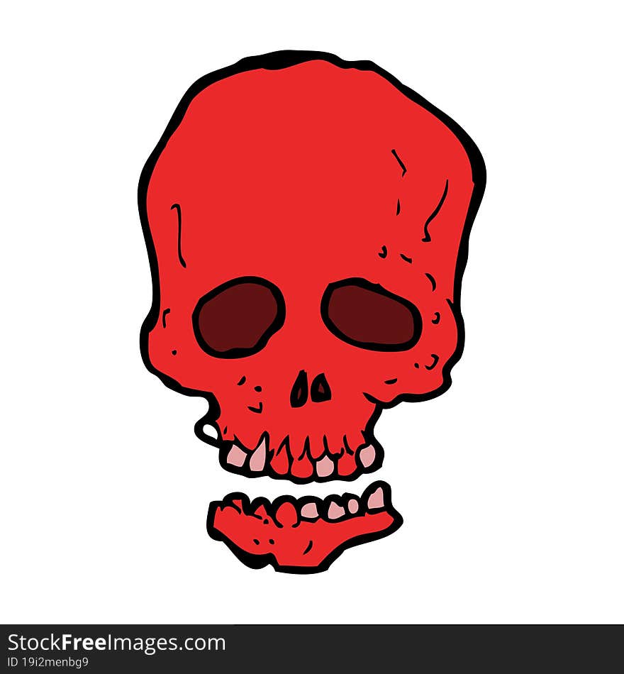 Cartoon Skull