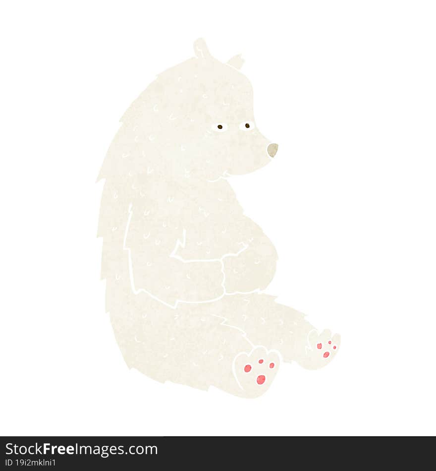 Cute Cartoon Polar Bear