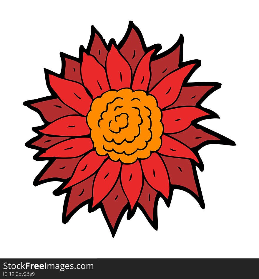 Cartoon Flower