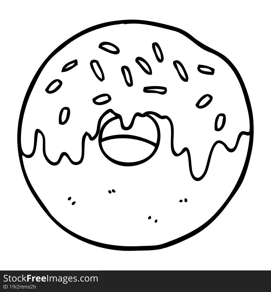 Cartoon Donut