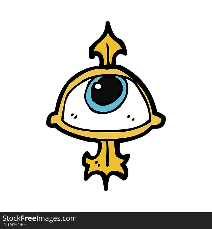 cartoon eye symbol