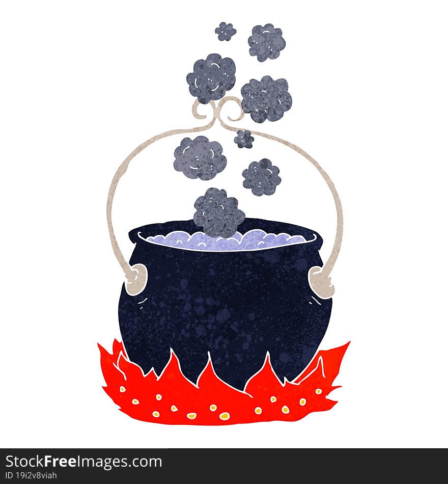 Cartoon Witch S Cauldron