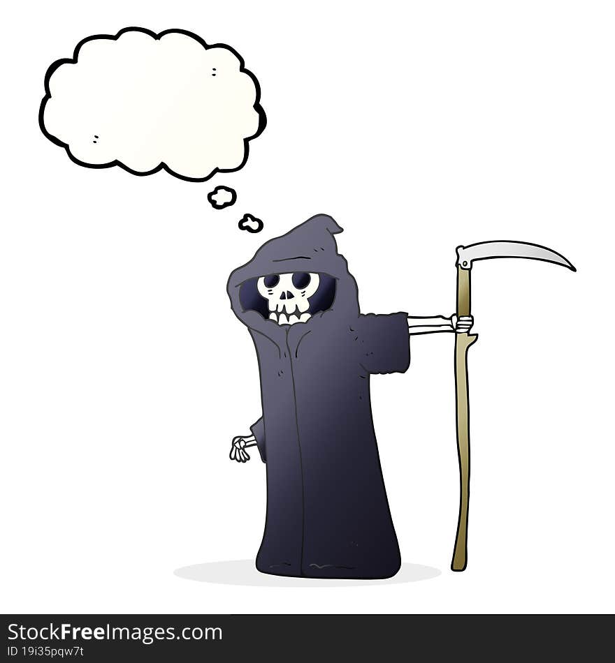 Thought Bubble Cartoon Death