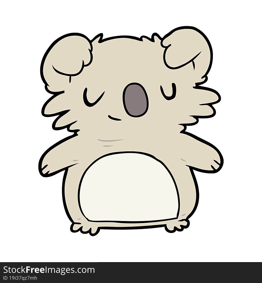 cute cartoon koala. cute cartoon koala