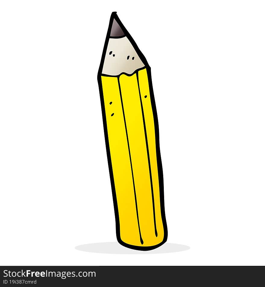 cartoon pencil