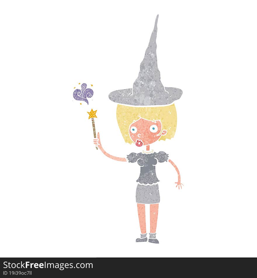 cartoon halloween witch