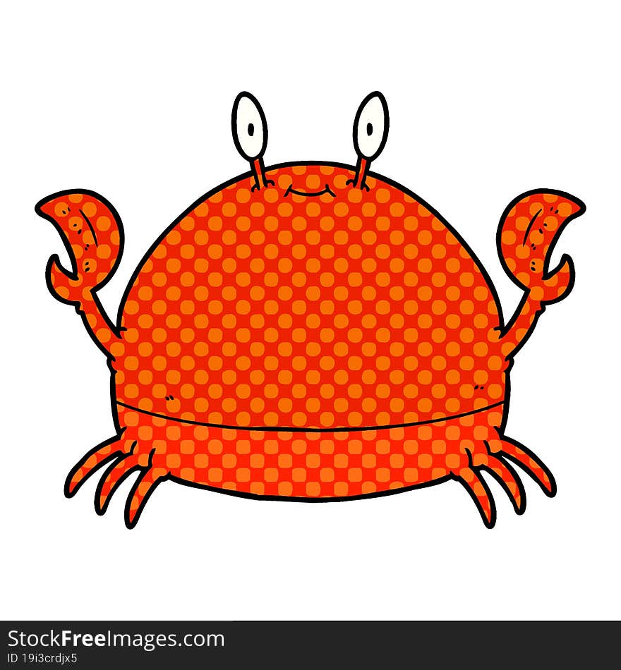 cartoon crab. cartoon crab