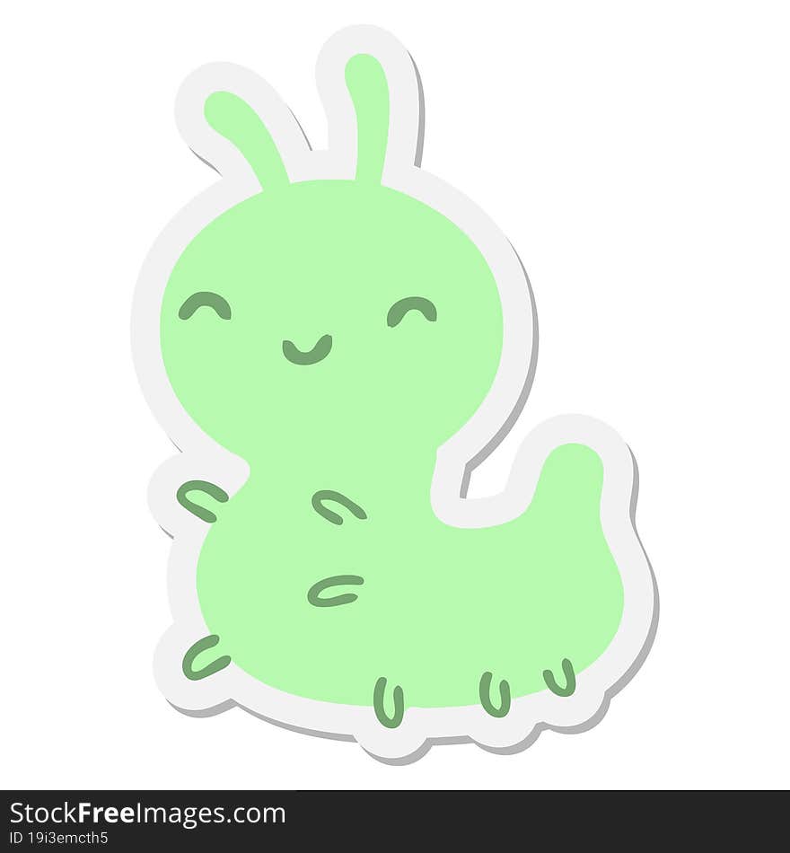 Cute Cartoon Bug Sticker