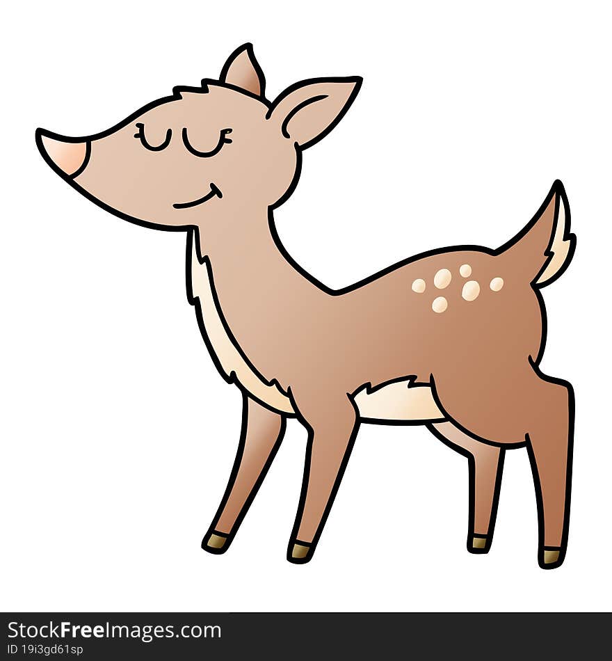 cartoon deer. cartoon deer