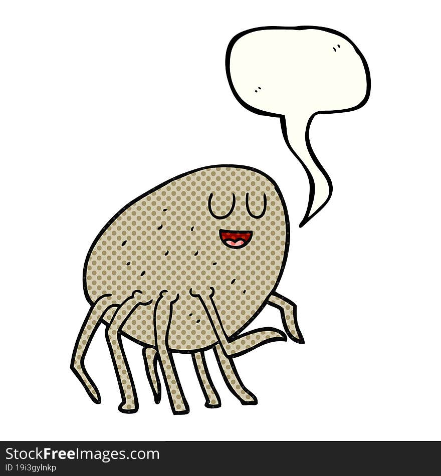 comic book speech bubble cartoon tick