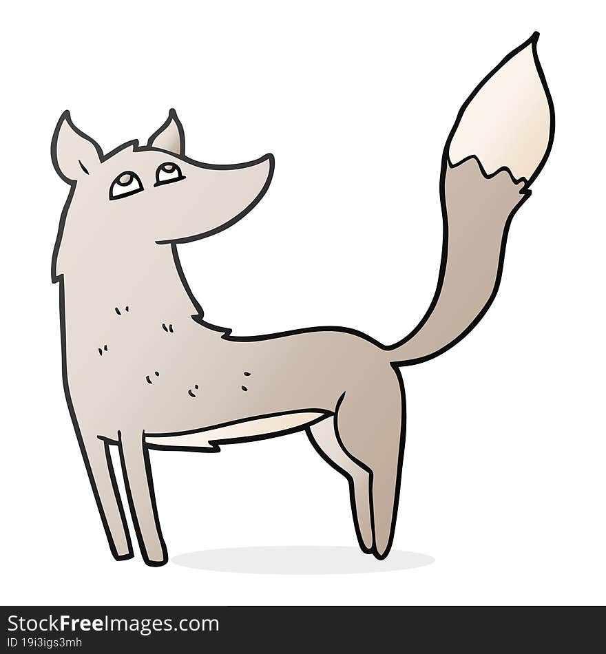 Cartoon Wolf