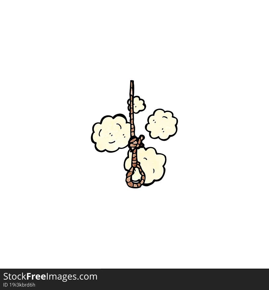 hanging noose cartoon