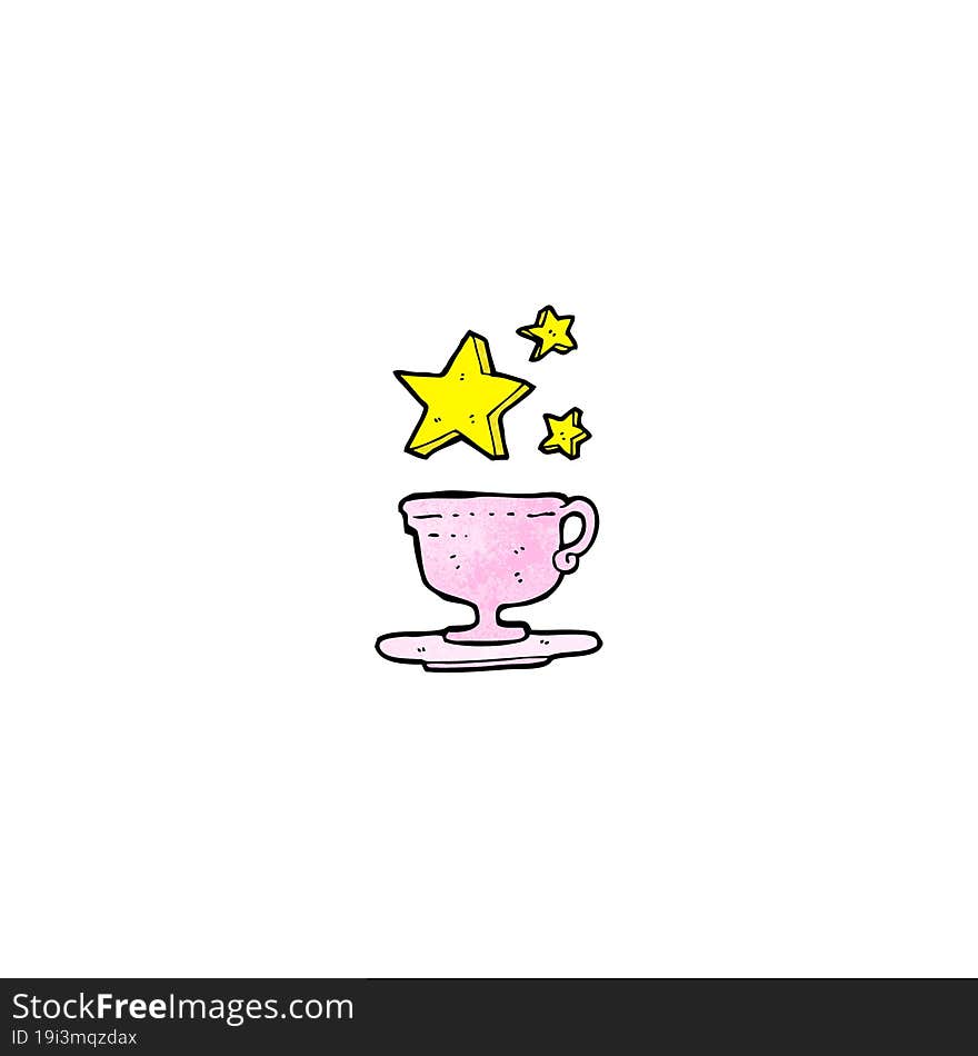 magic cup of tea cartoon