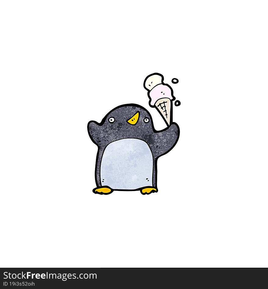 Cute Cartoon Penguin