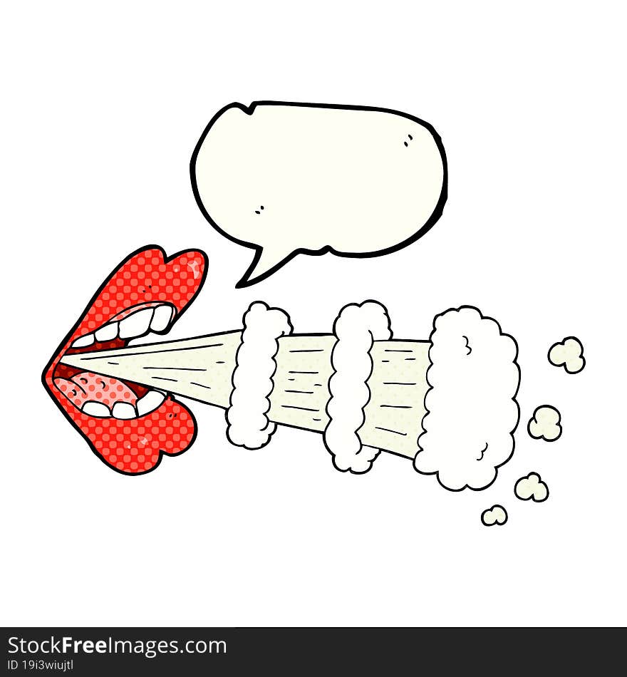 comic book speech bubble cartoon breath