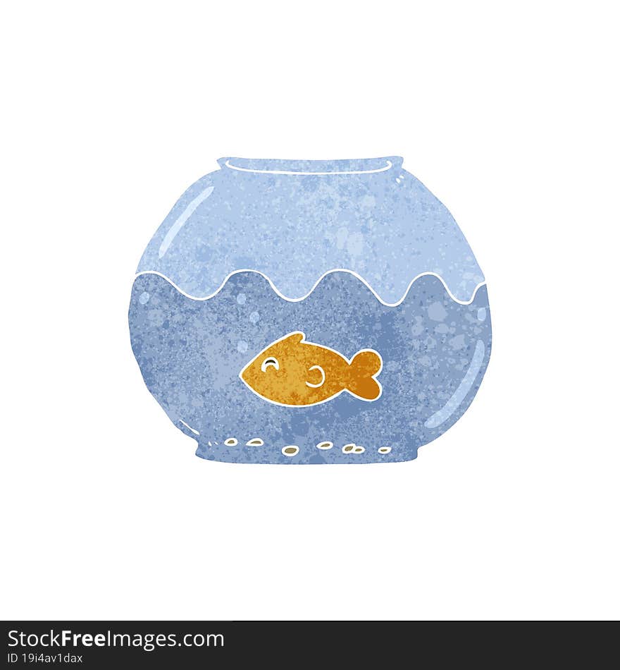 cartoon fish in bowl