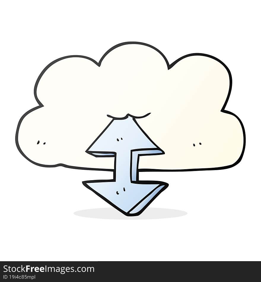 cartoon digital cloud