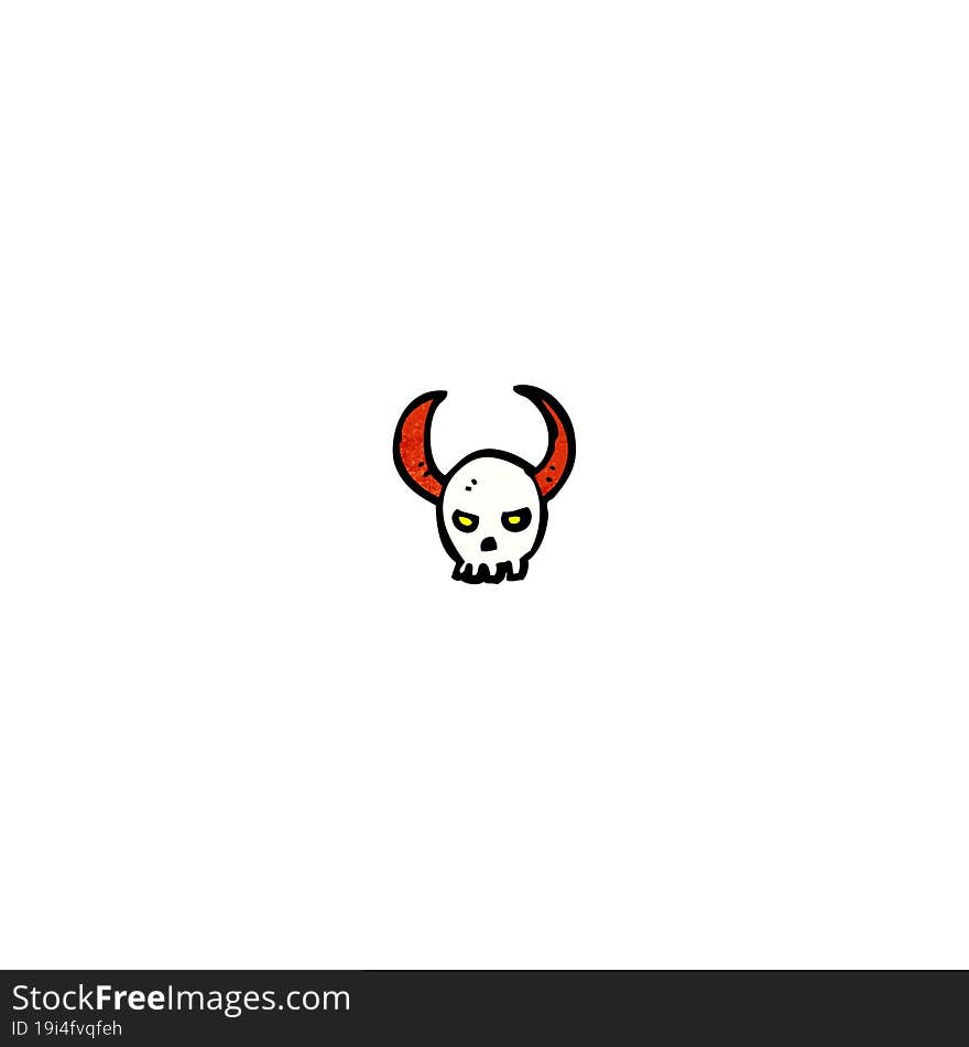 Little Spooky Skull Symbol