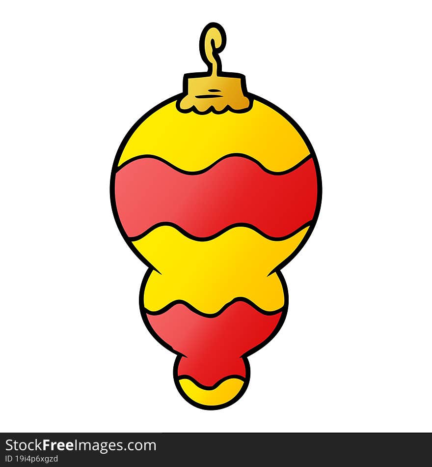 cartoon christmas decoration. cartoon christmas decoration