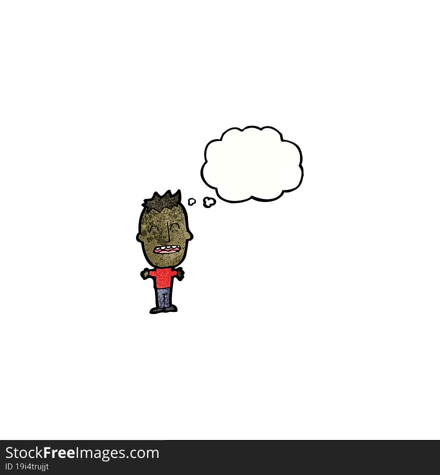 Big Head Boy Cartoon